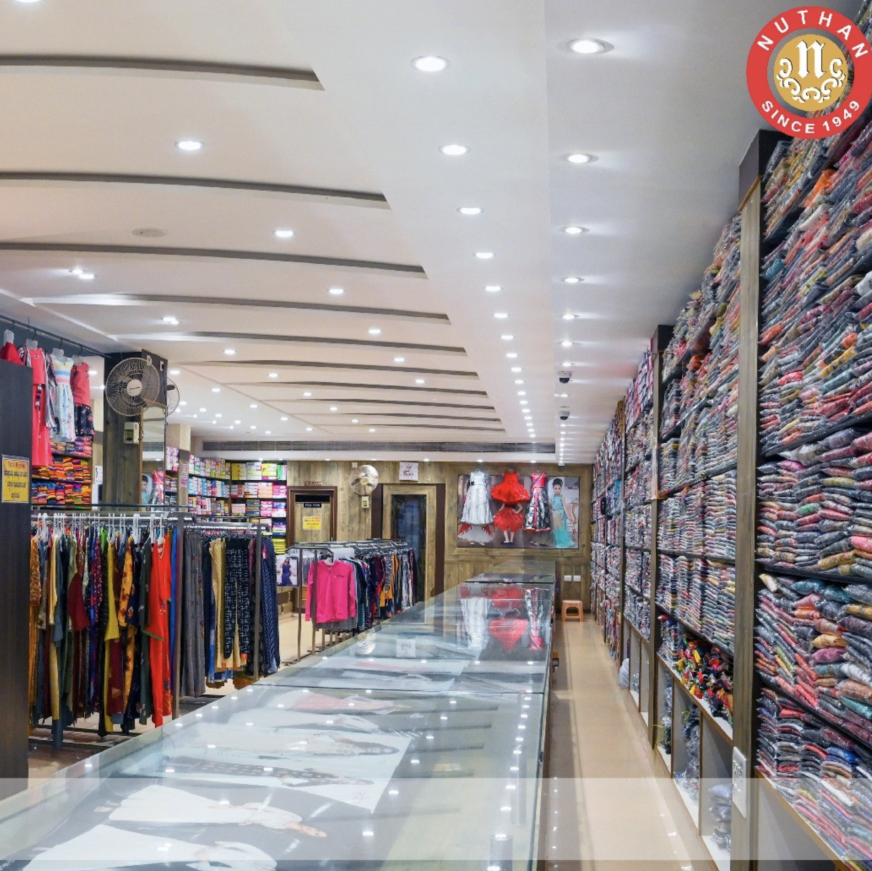 Women's wear collection at Nuthan Cloth Centre